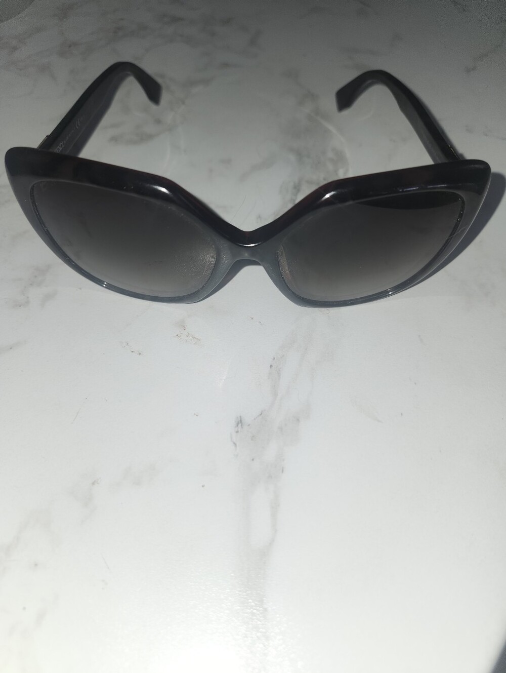 Fendi FF 0107/F/S Baguette Oversized Butterfly Sunglasses